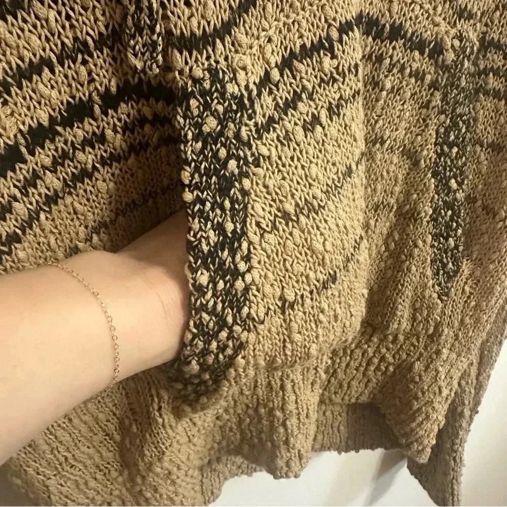 J. Crew Cropped Marled Cotton Hoodie Size XS fair trade relaxed slouchy